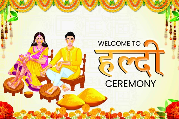thumbnail Haldi  Mehndi Ceremony PSD Banner Templates